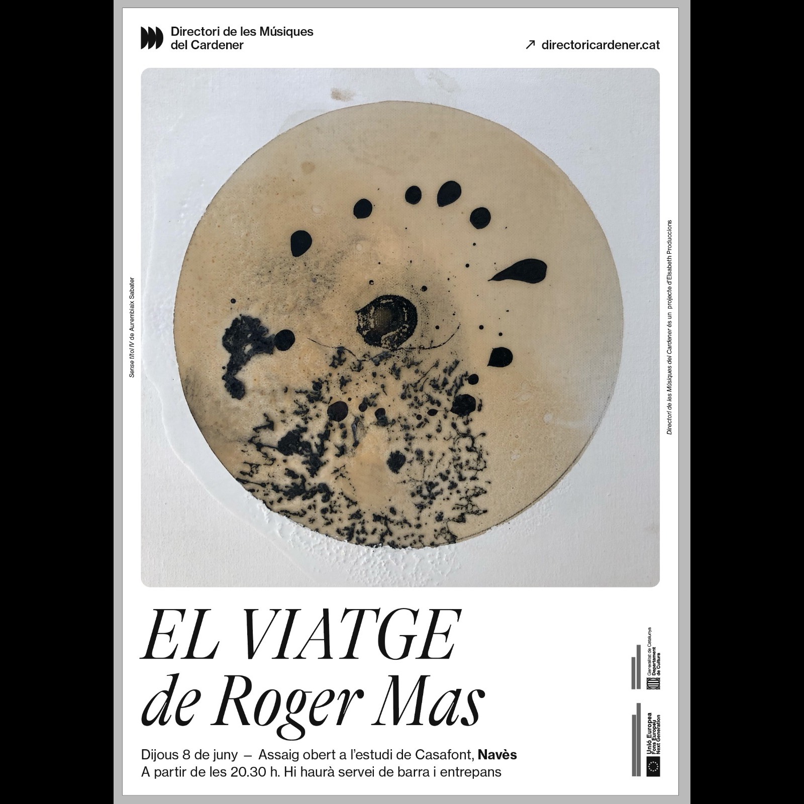 El Viatge - Roger Mas - Músiques del Cardener - Assaig Obert
